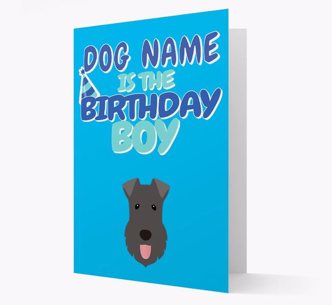 'Birthday Boy' Card with {breedFullName} Icon